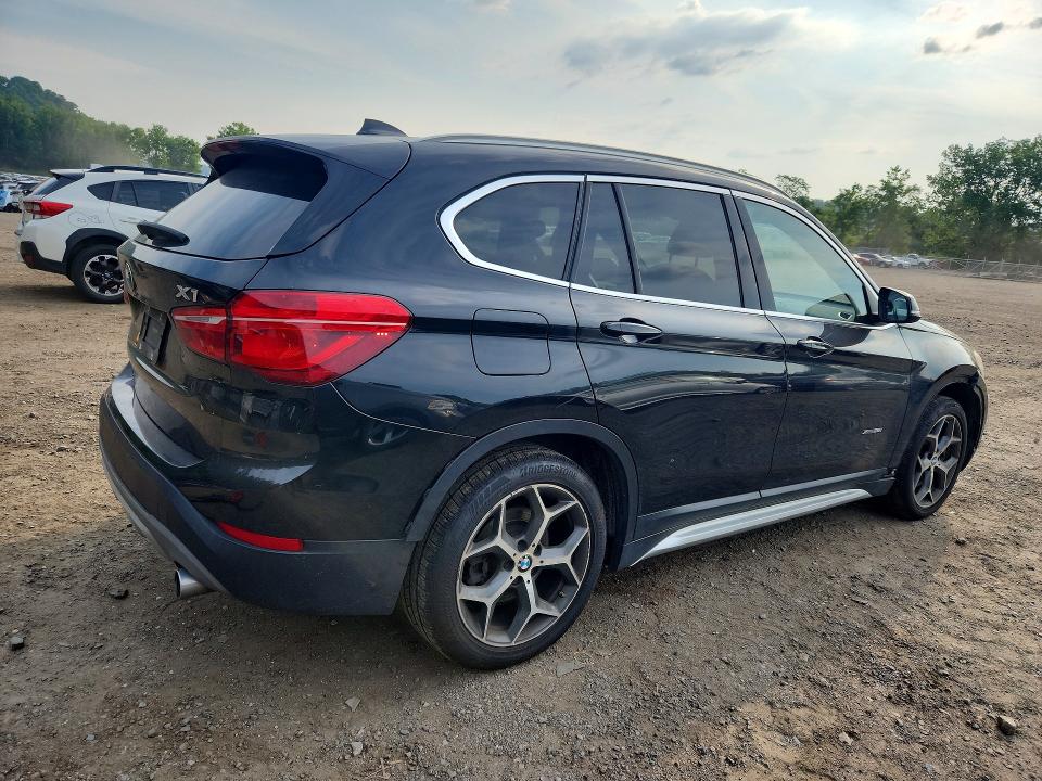 2018 BMW X1 VIN WBXHT3C32J5F90813 COPART salvage auction — REAR END, Ny - Mv-907A Salvage Certificate, sold $1,100 on 2026-07-28 (photo 3)