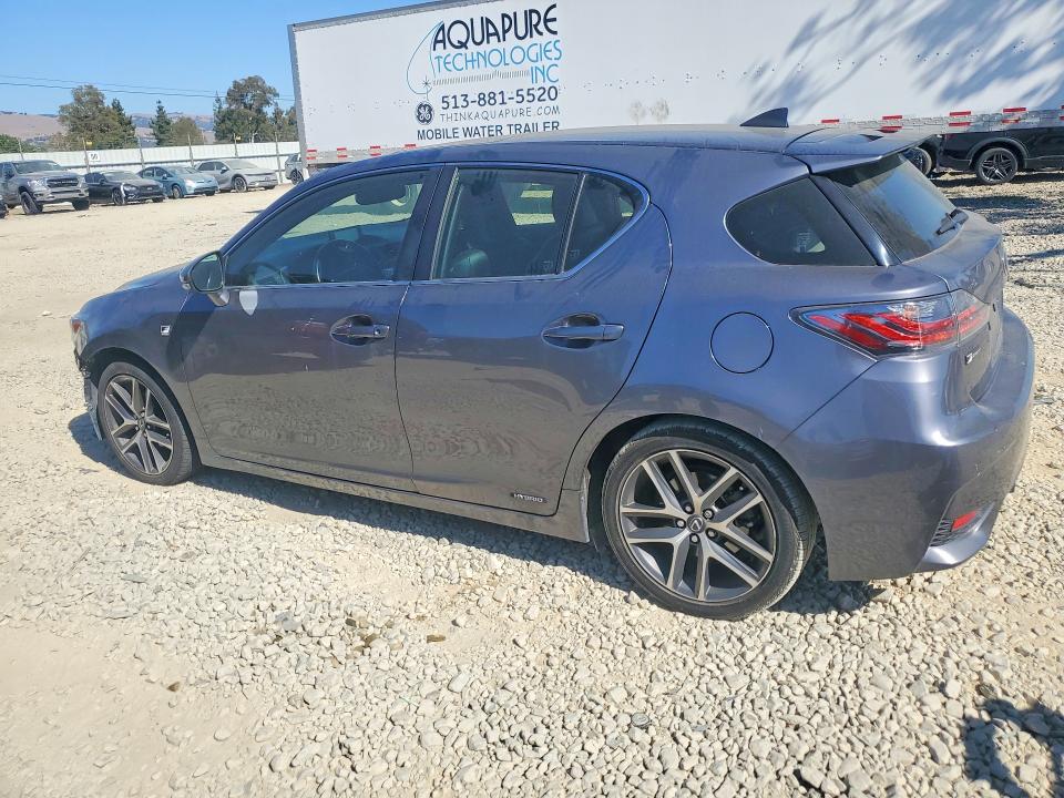 2016 Lexus Ct 200 VIN JTHKD5BH8G2266800 COPART salvage auction — FRONT END, Ca - Salvage Certificate, sold $2,200 on 2026-07-28 (photo 2)