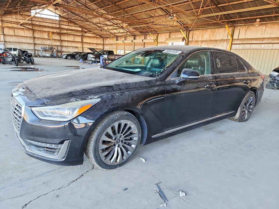 2018 Genesis G90 VIN KMHG54JH4JU048005 COPART salvage auction — NORMAL WEAR, AZ - CERT OF TITLE - SALVAGE (P), sold $5,500 on 2026-07-29 (photo 1)