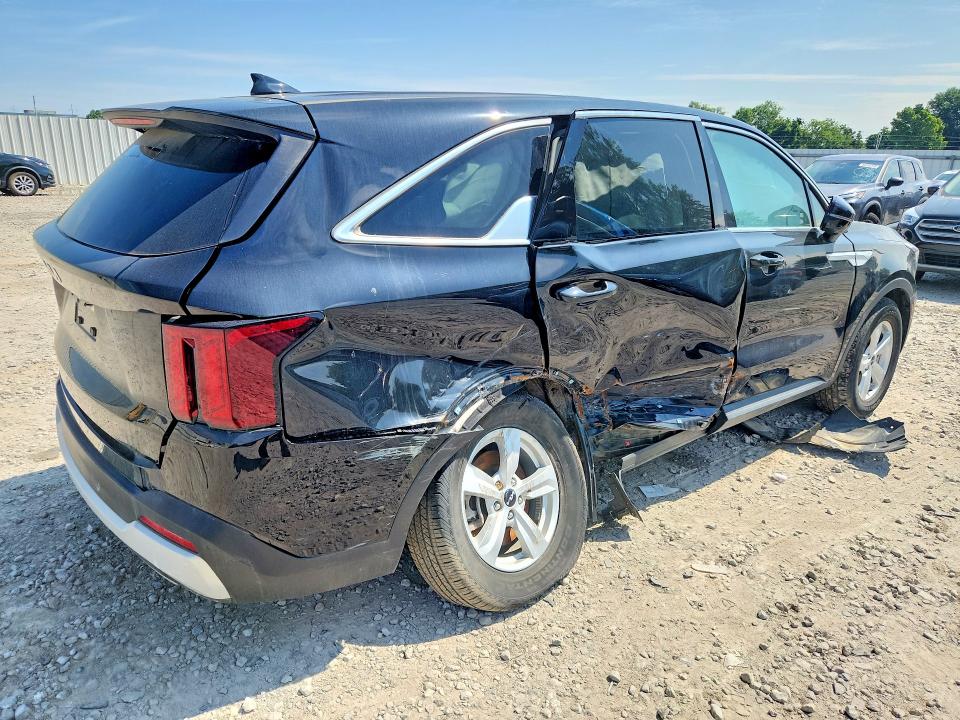 2025 Kia Sorento VIN 5XYRG4JC4SG389841 COPART salvage auction — SIDE, Oh - Certificate Of Title, sold $9,000 on 2026-07-31 (photo 3)