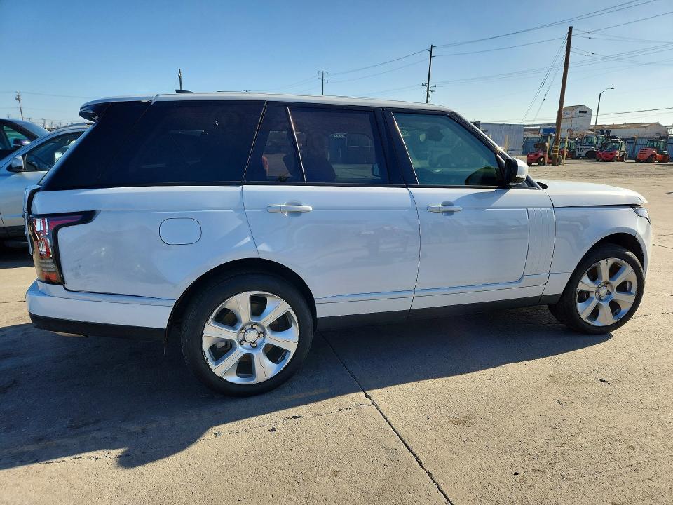 2019 Land rover RANGE ROVER VIN SALGS2RE4KA531081 COPART salvage auction — FRONT END, Ca - Salvage Certificate, sold $17,700 on 2026-07-29 (photo 3)