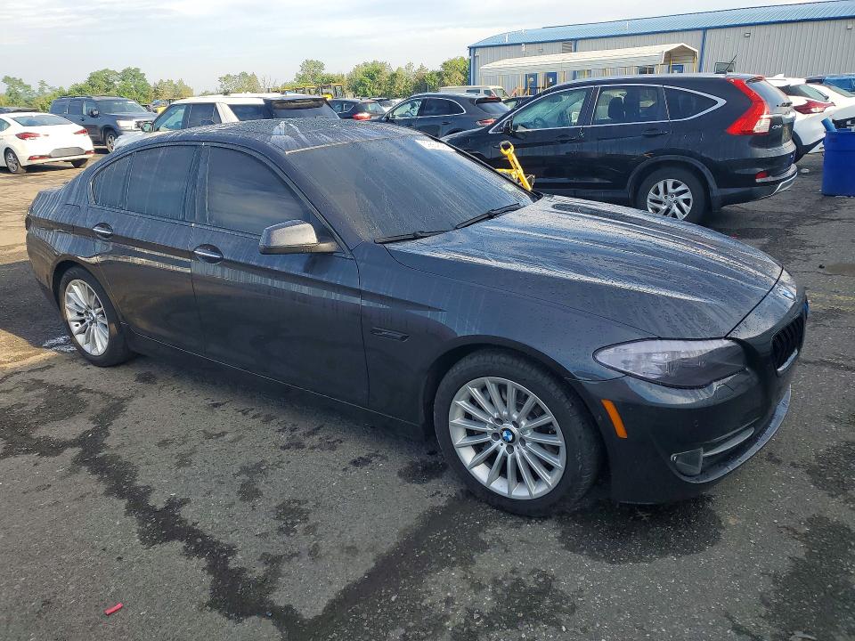 2013 BMW 5er VIN WBAFU7C58DDU72554 COPART salvage auction — WATER/FLOOD, Pa - Cert Of Salvage-W=Flood Veh, sold $2,250 on 2026-07-17 (photo 4)