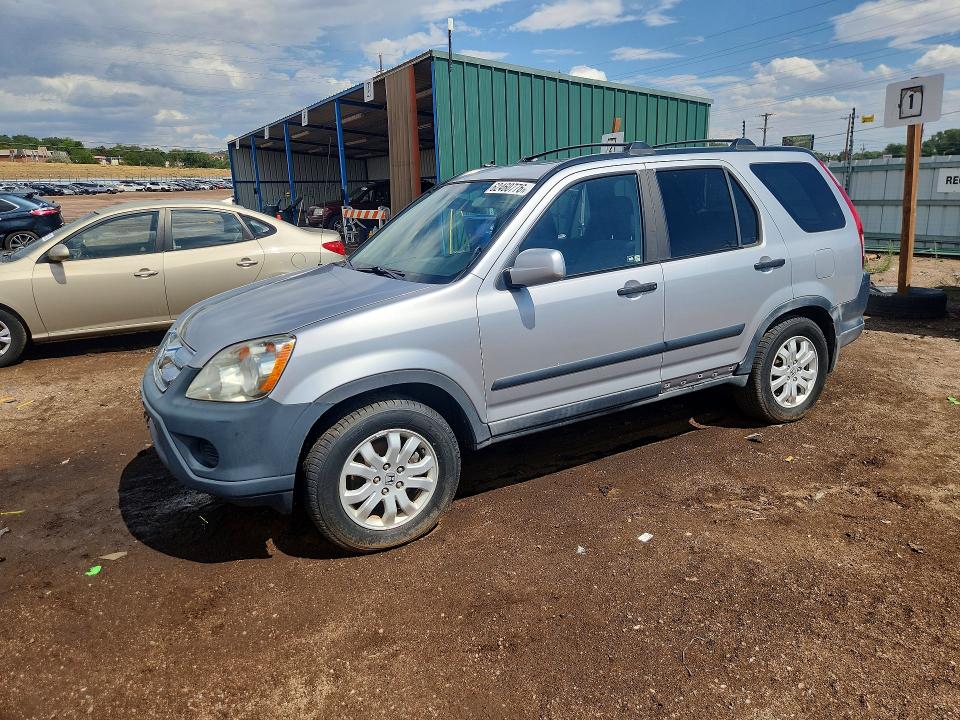 2005 Honda Cr-v VIN JHLRD78815C012147 COPART salvage auction — MINOR DENT/SCRATCHES, CO - CERT OF TITLE-SALVAGE HISTORY, sold $425 on 2026-07-29 (photo 1)