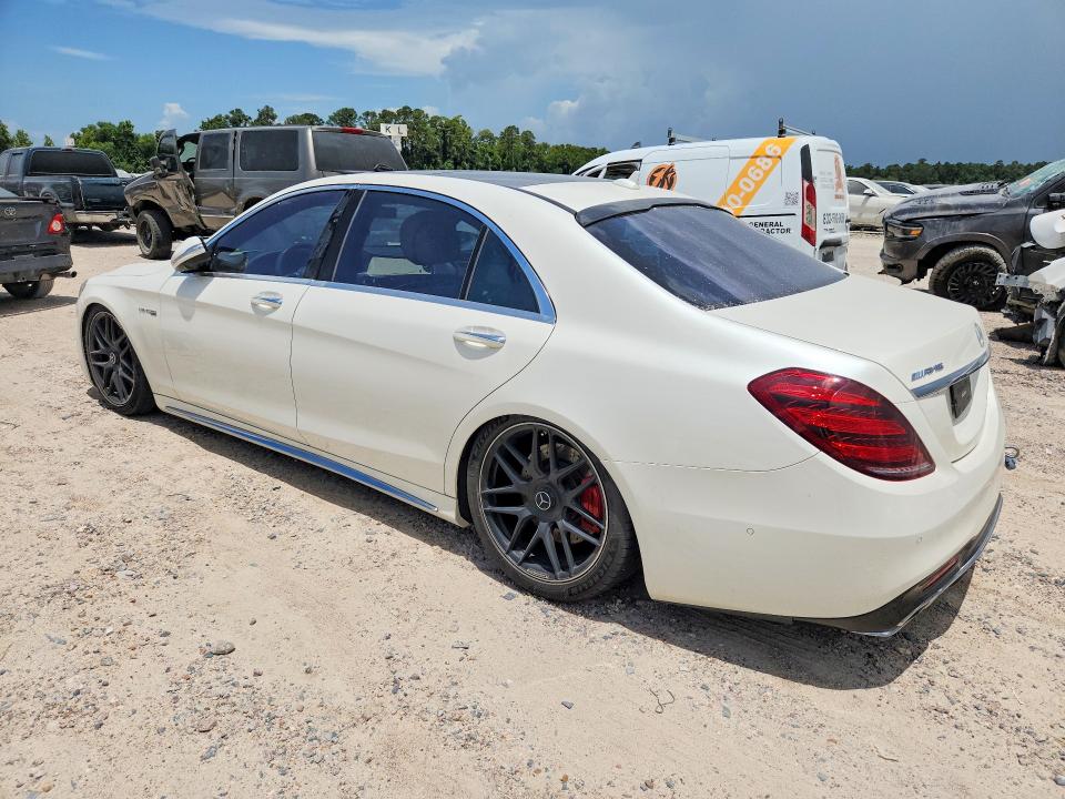 2020 Mercedes-benz S-klasse amg VIN WDDUG8JBXLA510758 COPART salvage auction — WATER/FLOOD, Tx - Salvage Title-Flood Damage, sold $30,500 on 2026-08-18 (photo 2)