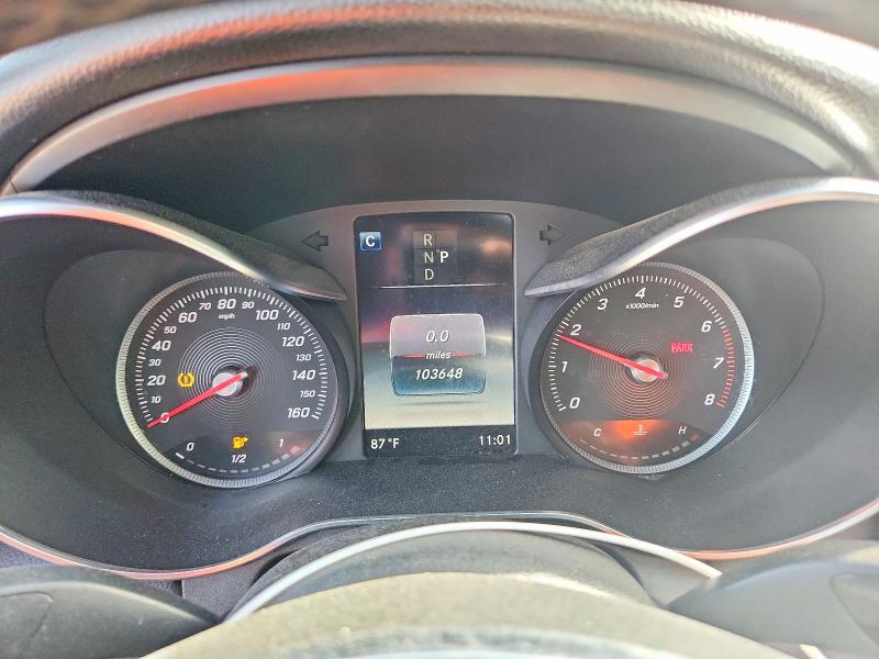 2018 Mercedes-benz C-klasse VIN WDDWF4JB0JR407092 COPART salvage auction — FRONT END, Fl - Certificate Of Title, sold $12,600 on 2026-07-28 (photo 9)