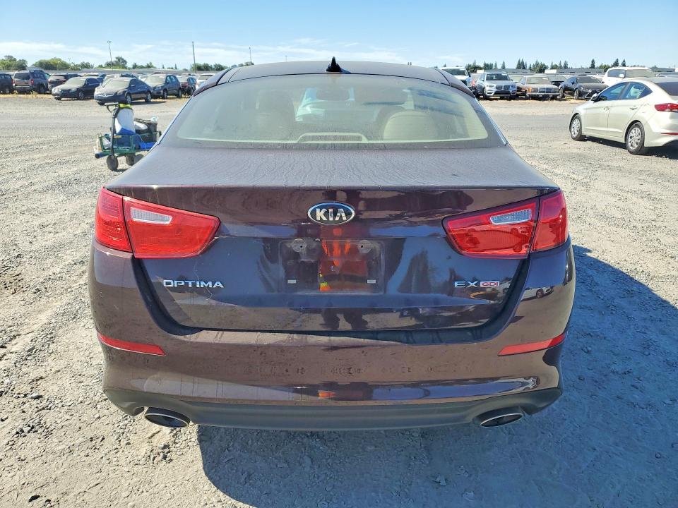 2014 Kia VIN 5XXGN4A79EG311435 COPART salvage auction — FRONT END, Ca - Salvage Certificate, sold $1,950 on 2026-07-14 (photo 6)