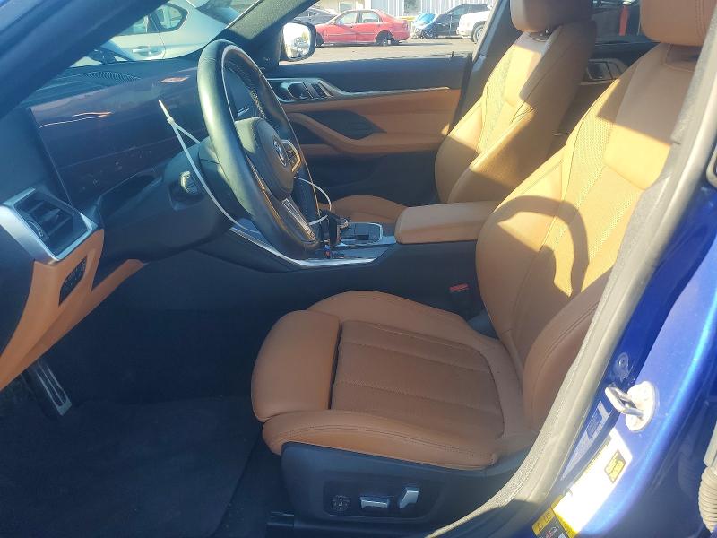 2023 BMW I4 VIN WBY33AW06PFN54795 COPART salvage auction — FRONT END, CA - SALVAGE CERTIFICATE, sold $11,800 on 2026-07-27 (photo 7)