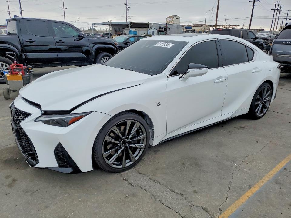 2024 Lexus Is VIN JTHGZ1B21R5079749 COPART salvage auction — FRONT END, Ca - Salvage Certificate (P), sold $13,400 on 2026-07-29 (photo 1)