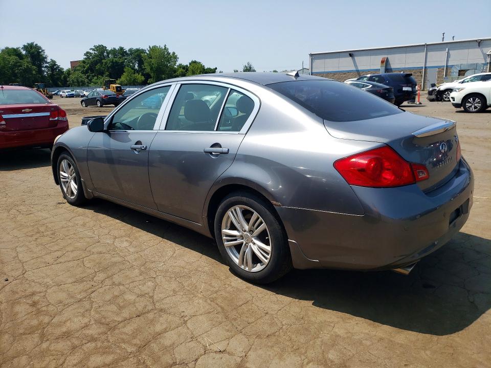 2010 Infiniti G VIN JN1CV6AR1AM453717 COPART salvage auction — MECHANICAL, Ct - Certificate Of Title, sold $625 on 2026-07-31 (photo 2)