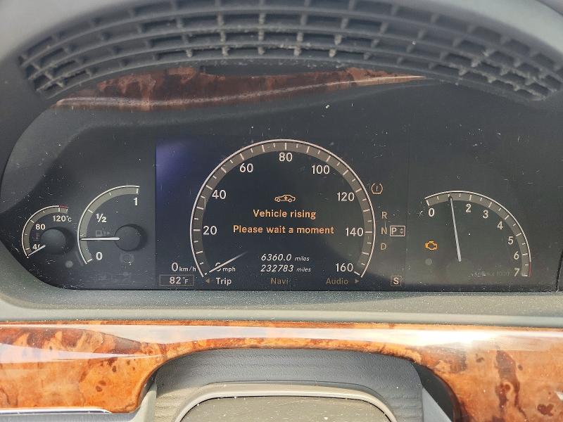 2007 Mercedes-benz S class VIN WDDNG71X27A042850 COPART salvage auction — MINOR DENT/SCRATCHES, Va - Certificate Of Title, sold $525 on 2026-08-03 (photo 9)