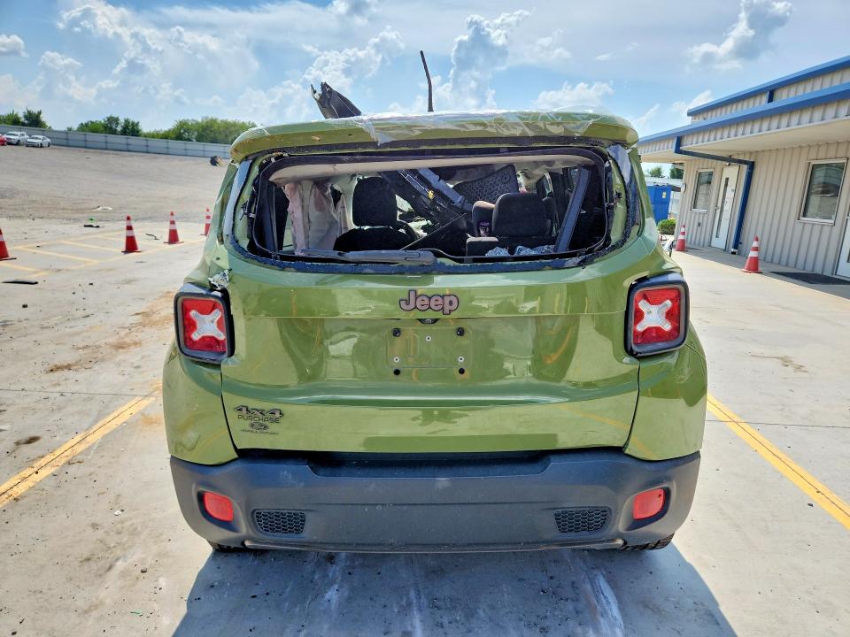 2016 Jeep VIN ZACCJBBT6GPD70192 COPART salvage auction — FRONT END, Ky - Cert Of Title-Salvage, sold $350 on 2026-08-13 (photo 6)