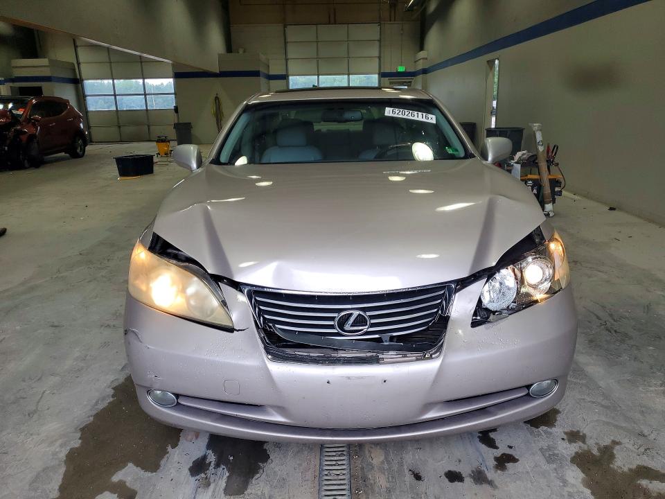 2009 Lexus ES VIN JTHBJ46GX92291995 COPART salvage auction — FRONT END, Va - Cert Of Title - Salvage, sold $1,600 on 2026-07-31 (photo 5)