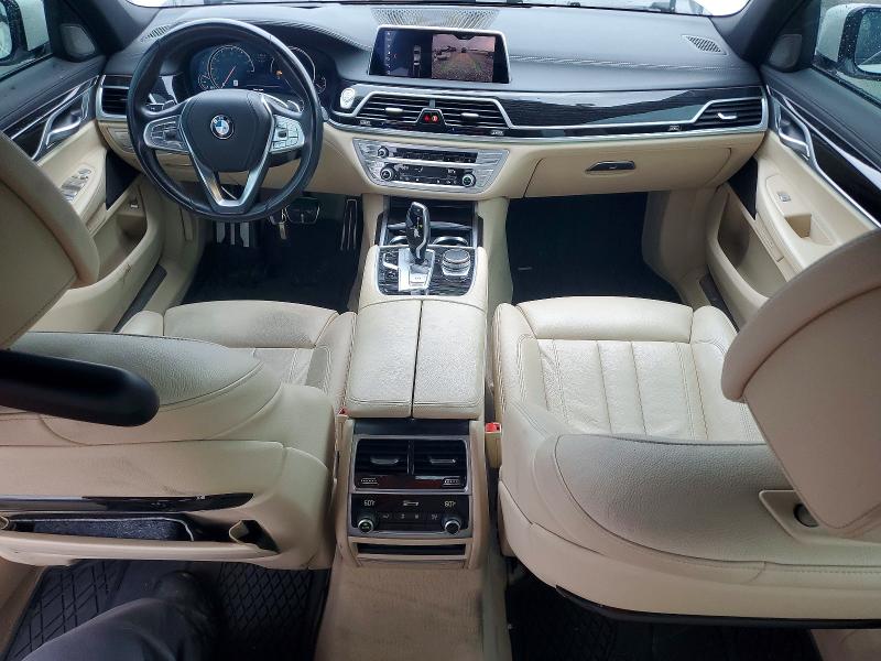 2019 BMW 7er VIN WBA7E2C55KB218281 COPART salvage auction — REAR END, Fl - Cert Of Title Slvg Rebuildable, sold $12,500 on 2026-08-03 (photo 8)