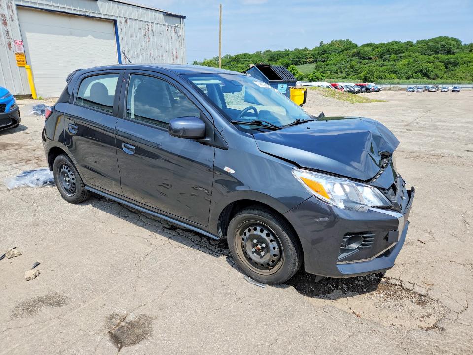 2024 Mitsubishi Mirage VIN ML32AUHJ4RH032767 COPART salvage auction — FRONT END, FL - CERT OF TITLE SLVG REBUILDABLE (P), sold $1,900 on 2026-07-15 (photo 4)