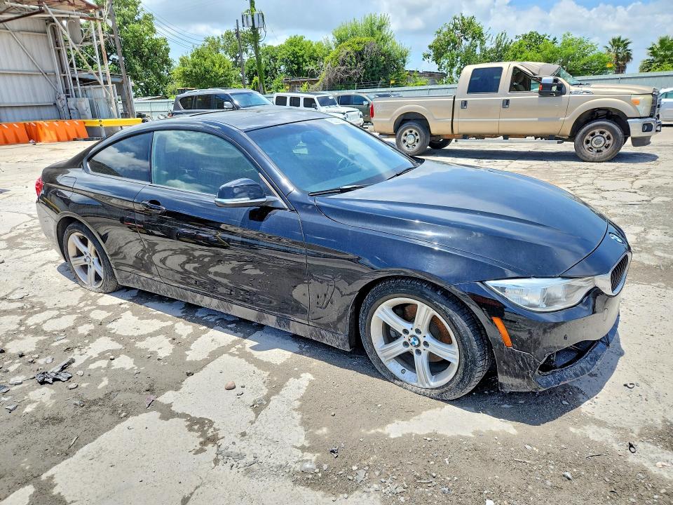 2014 BMW 4er VIN WBA3N7C51EF719757 COPART salvage auction — MECHANICAL, Tx - Cert Of Title-Rebuilt Salvage (P), sold $475 on 2026-07-28 (photo 4)