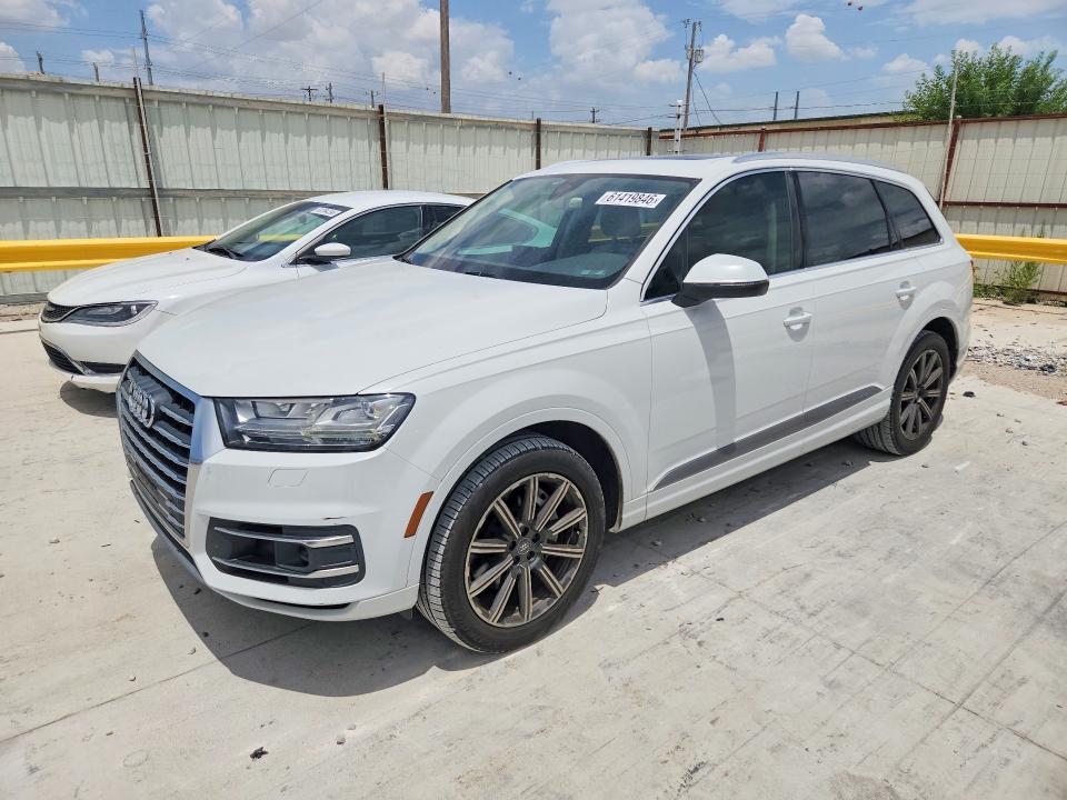 2017 Audi Q7 VIN WA1LAAF76HD004993 COPART salvage auction — MECHANICAL, TX - CERTIFICATE OF TITLE, sold $4,500 on 2026-07-28 (photo 1)