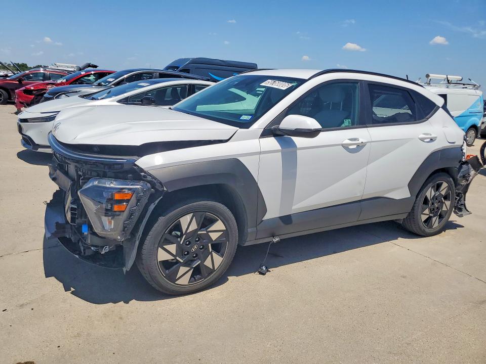 2024 Hyundai Kona VIN KM8HB3AB7RU147819 COPART salvage auction — FRONT END, Tx - Certificate Of Title, sold $1,750 on 2026-07-30 (photo 1)