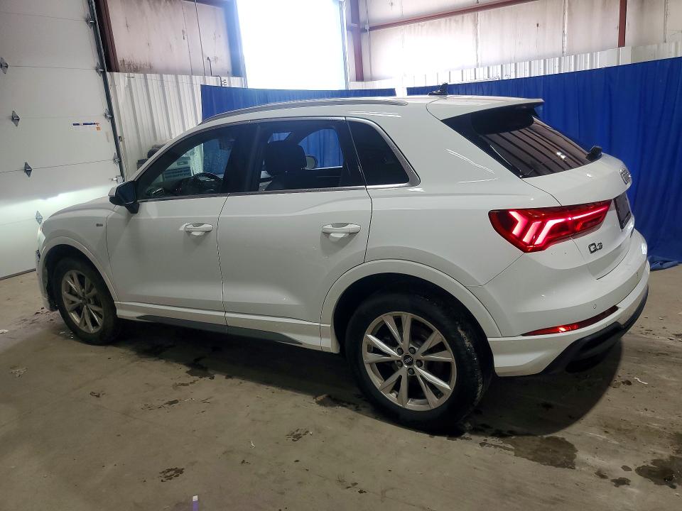 2025 Audi Q3 VIN WA1DECF32S1050332 COPART salvage auction — FRONT END, In - Certificate Of Title (P), sold $11,400 on 2026-07-13 (photo 2)