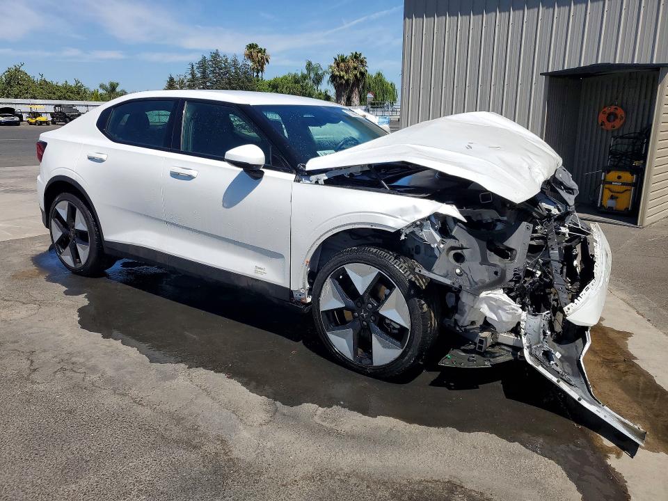 2023 Polestar 2 VIN YSMEG3KA5PL141197 COPART salvage auction — FRONT END, CA - SALVAGE CERTIFICATE, sold $2,650 on 2026-07-23 (photo 4)