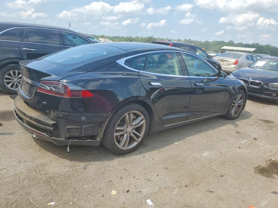 2015 Tesla Model s VIN 5YJSA1H10FF080743 COPART salvage auction — FRONT END, Ga - Cert Of Title-Salvage, sold $3,650 on 2026-07-31 (photo 3)