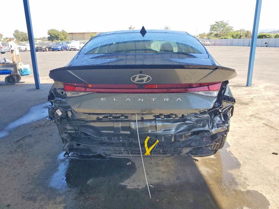 2026 Hyundai Elantra VIN KMHLM4DG1TU170621 COPART salvage auction — REAR END, CA - CERTIFICATE OF TITLE (P), sold $10,000 on 2026-07-20 (photo 6)