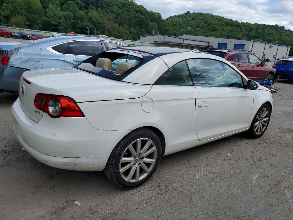 2009 Volkswagen Eos VIN WVWBA71F59V022674 COPART salvage auction — ROOF, Pa - Certificate Of Salvage, sold $100 on 2026-08-06 (photo 3)
