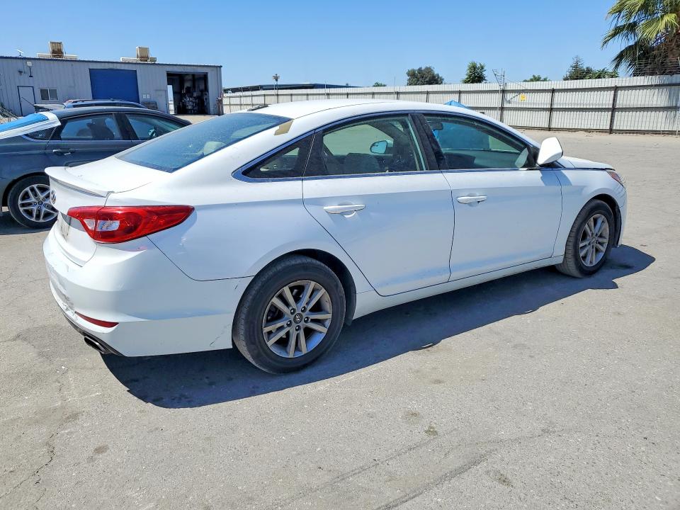 2015 Hyundai Sonata VIN 5NPE24AF7FH123266 COPART salvage auction — FRONT END, Ca - Salvage Certificate, sold $225 on 2026-07-31 (photo 3)