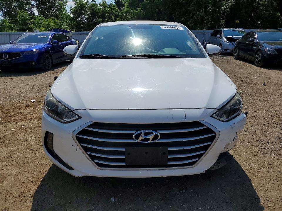 2017 Hyundai Elantra VIN KMHD84LF9HU398245 COPART salvage auction — FRONT END, On - Permit Salvage, sold $1,300 on 2026-07-28 (photo 5)