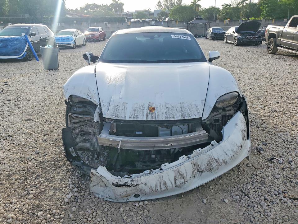 2020 Porsche Taycan VIN WP0AB2Y16LSA53949 COPART salvage auction — FRONT END, Fl - Cert Of Title Slvg Rebuildable, sold $21,700 on 2026-09-15 (photo 5)
