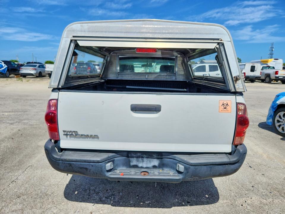 2007 Toyota Tacoma VIN 5TENX22N27Z375307 COPART salvage auction — MINOR DENT/SCRATCHES, FL - CERTIFICATE OF TITLE, sold $70 on 2026-07-23 (photo 6)
