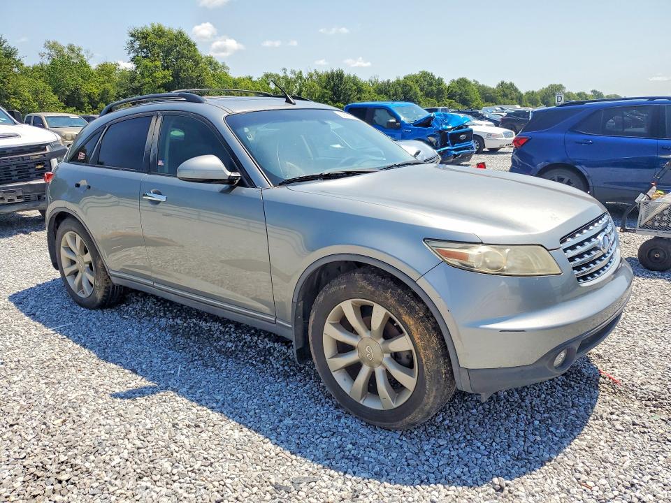 2003 Infiniti Fx35 VIN JNRAS08U23X001054 COPART salvage auction — MECHANICAL, LA - CERTIFICATE OF TITLE, sold $200 on 2026-07-27 (photo 4)
