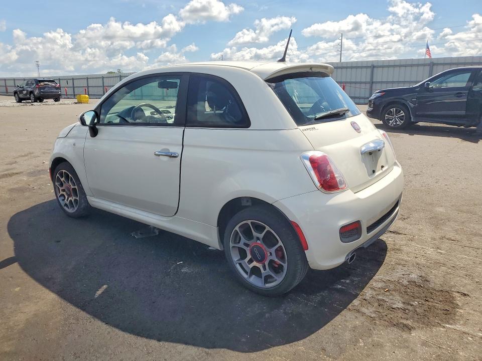 2013 Fiat 500 VIN 3C3CFFBR4DT629221 COPART salvage auction — FRONT END, Oh - Cert Of Title-Salvage, sold $1,100 on 2026-08-10 (photo 2)