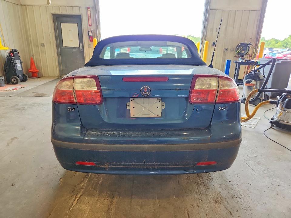 2007 Saab 9-3 VIN YS3FD79Y876002689 COPART salvage auction — FRONT END, Mo - Salvage Certificate Of Title, sold $70 on 2026-08-11 (photo 6)