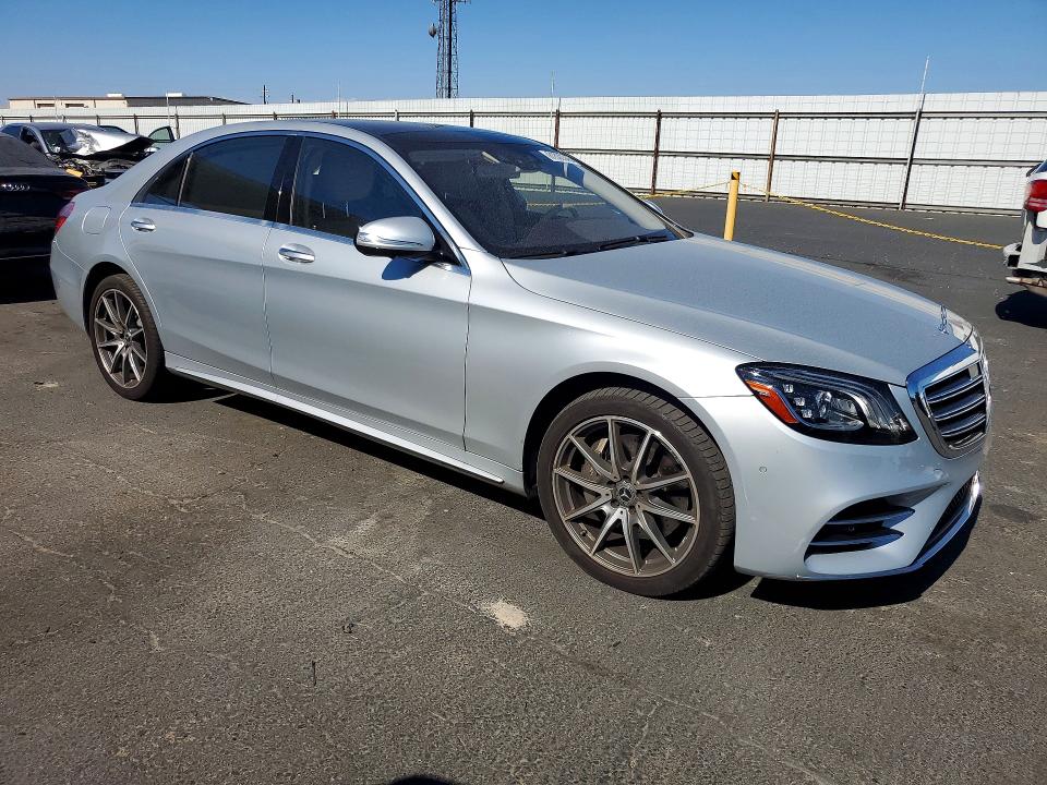 2019 Mercedes-benz S-klasse VIN WDDUG6GB7KA468043 COPART salvage auction — SIDE, Ca - Salvage Certificate, sold $15,500 on 2026-08-06 (photo 4)