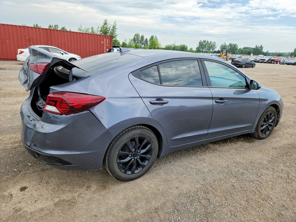 2019 Hyundai Elantra VIN KMHD84LF9KU801633 COPART salvage auction — REAR END, ON - PERMIT SALVAGE, sold $3,150 on 2026-07-21 (photo 3)