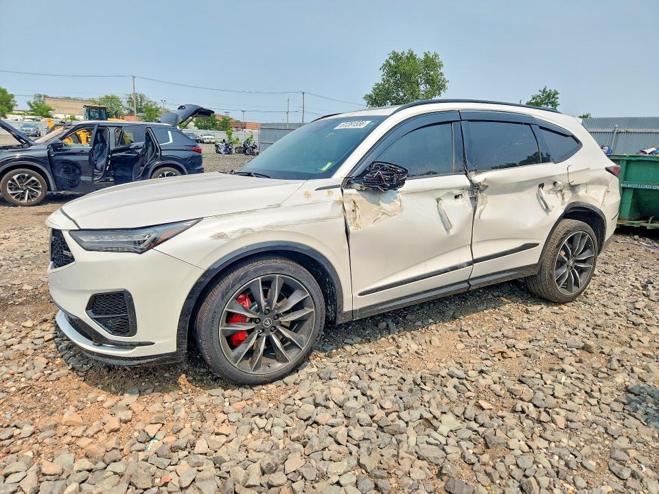 2023 Acura Mdx VIN 5J8YD8H81PL000860 COPART salvage auction — FRONT END, Ny - Mv-907A Salvage Certificate, sold $8,500 on 2026-07-30 (photo 1)