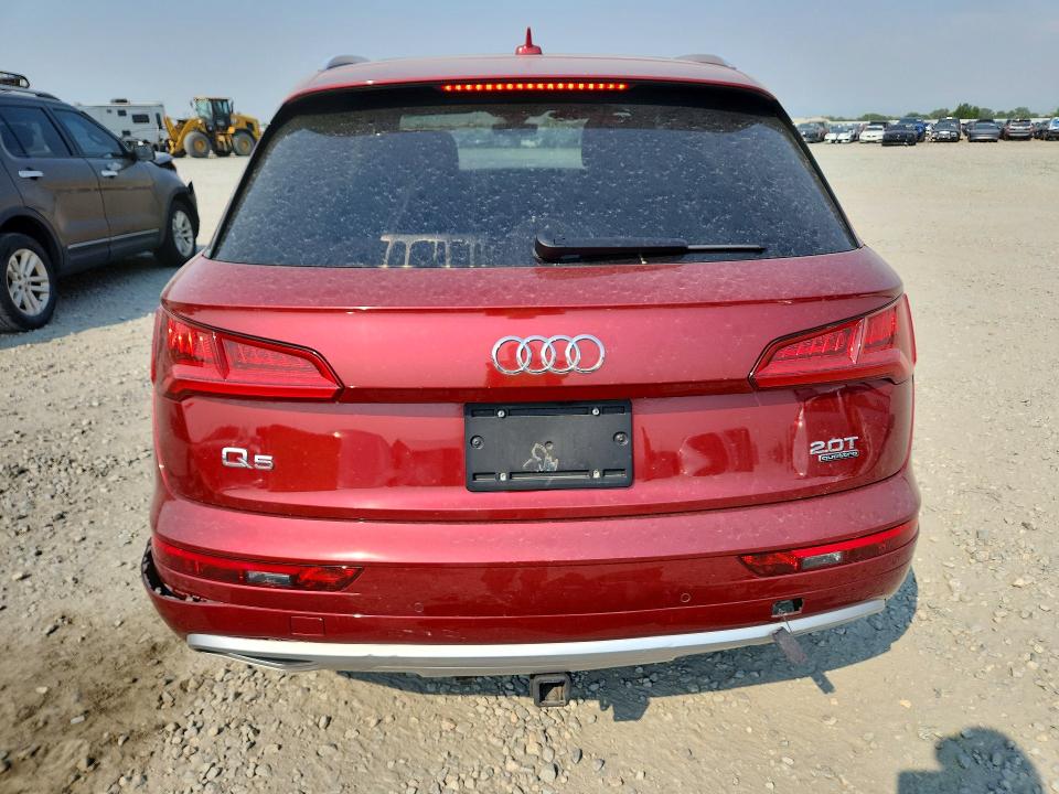 2018 Audi Q5 VIN WA1BNAFY1J2171904 COPART salvage auction — FRONT END, Co - Public - Salvage Title, sold $4,550 on 2026-07-14 (photo 6)