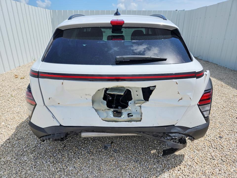 2025 Hyundai Kona VIN KM8HB3AB4SU221249 COPART salvage auction — REAR END, Fl - Certificate Of Title, sold $3,600 on 2026-07-27 (photo 6)