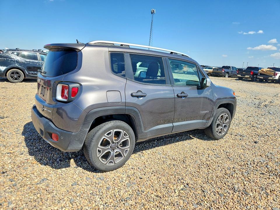 2016 Jeep Renegade VIN ZACCJBDT2GPE12757 COPART salvage auction — MECHANICAL, TX - SALVAGE VEHICLE TITLE, sold $90 on 2026-07-28 (photo 3)