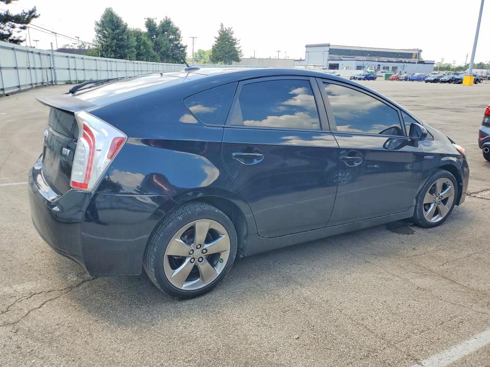 2013 Toyota Prius VIN JTDKN3DU6D5590139 COPART salvage auction — FRONT END, Oh - Cert Of Title-Salvage, sold $100 on 2026-07-29 (photo 3)