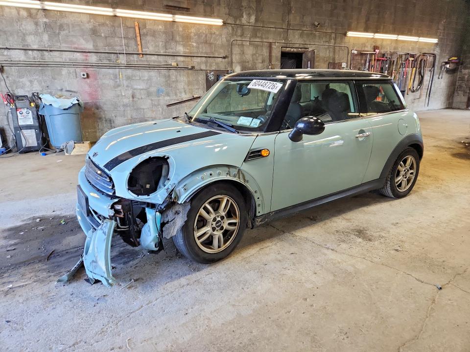 2012 Mini Cooper VIN WMWSU3C5XCT254790 COPART salvage auction — FRONT END, Ny - Mv-907A Salvage Certificate, sold $225 on 2026-07-20 (photo 1)