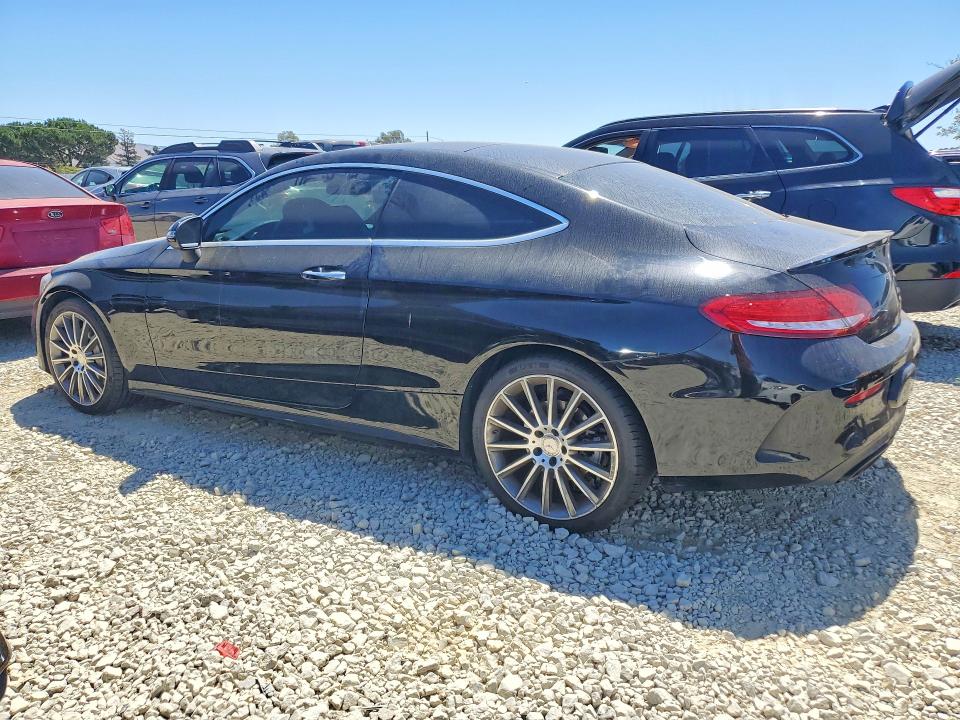 2017 Mercedes-benz C class VIN WDDWJ4JB5HF404425 COPART salvage auction — VANDALISM, CA - SALVAGE CERTIFICATE, sold $4,400 on 2026-08-13 (photo 2)