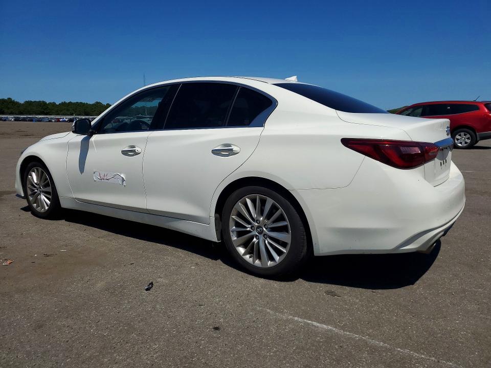 2020 Infiniti Q50 VIN JN1EV7AP9LM206736 COPART salvage auction — WATER/FLOOD, NY - MV907A-FLOOD SALVAGE, sold $1,000 on 2026-07-27 (photo 2)