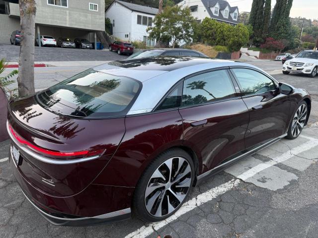 2022 Lucid Air VIN 50EA1GBA8NA005072 COPART salvage auction — DAMAGE HISTORY, Ca - Dlr/Dis/Exp Only Salvage Title (P), sold $14,000 on 2026-07-29 (photo 6)