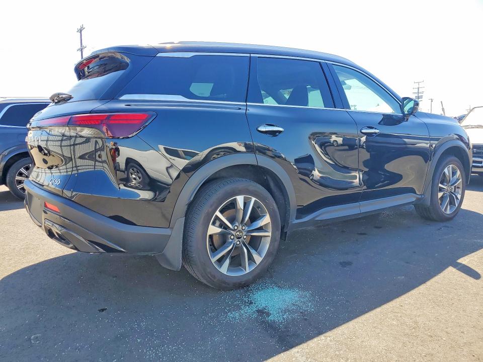 2025 Infiniti Qx60 VIN 5N1AL1FR6SC355792 COPART salvage auction — FRONT END, Ca - Salvage Certificate, sold $16,100 on 2026-07-15 (photo 3)