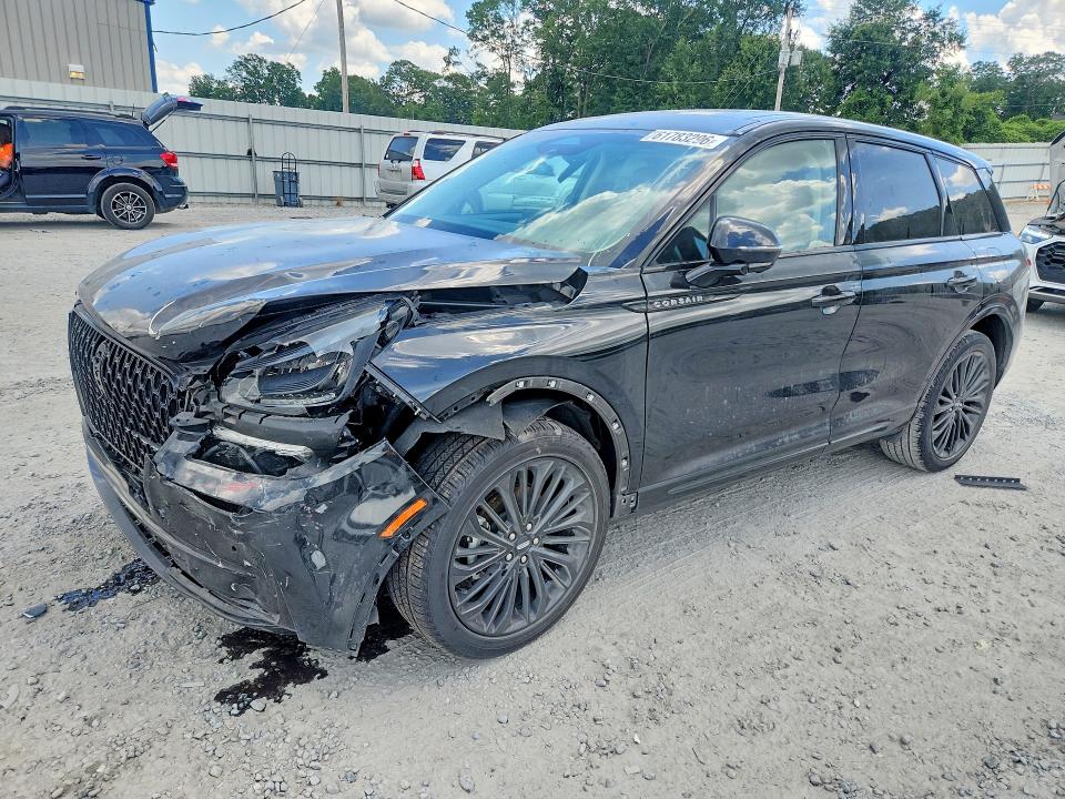 2024 Lincoln Corsair VIN 5LMCJ1DA2RUL09504 COPART salvage auction — FRONT END, Nc - Salvage Certificate Of Title, sold $8,600 on 2026-09-09 (photo 1)