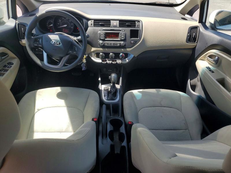 2013 Kia Rio VIN KNADM5A3XD6226297 COPART salvage auction — MECHANICAL, Ca - Dis/Dlr/Exp Only Clean Title, sold $725 on 2026-07-31 (photo 8)