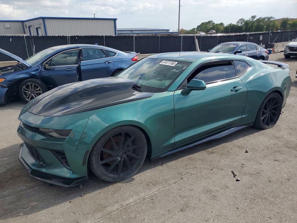 2018 Chevrolet Camaro VIN 1G1FF1R70J0119627 COPART salvage auction — MECHANICAL, In - Certificate Of Title, sold $13,500 on 2026-07-30 (photo 1)