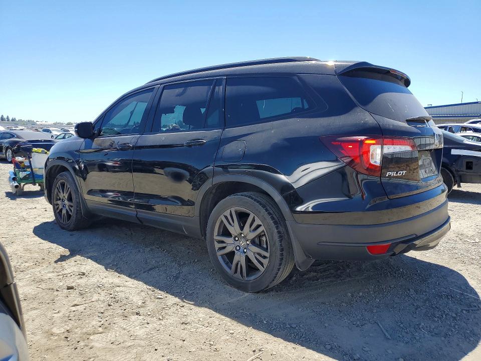 2022 Honda Pilot VIN 5FNYF5H39NB032256 COPART salvage auction — REAR END, CA - SALVAGE CERTIFICATE, sold $8,100 on 2026-09-01 (photo 2)