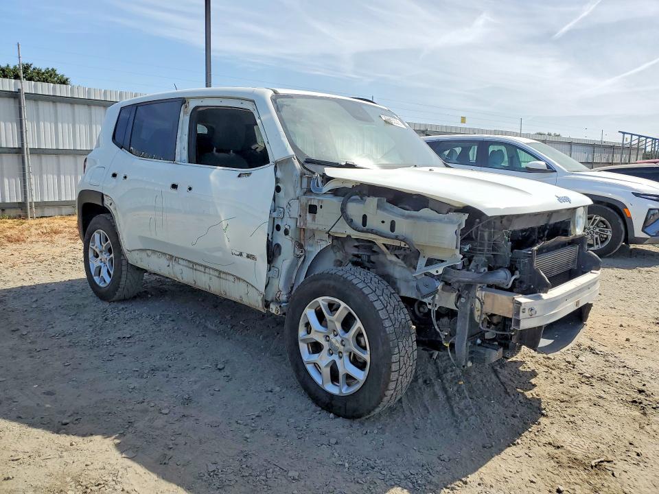 2016 Jeep Renegade VIN ZACCJBBT6GPD60715 COPART salvage auction — FRONT END, Ca - Salvage Certificate, sold $1,650 on 2026-07-09 (photo 4)